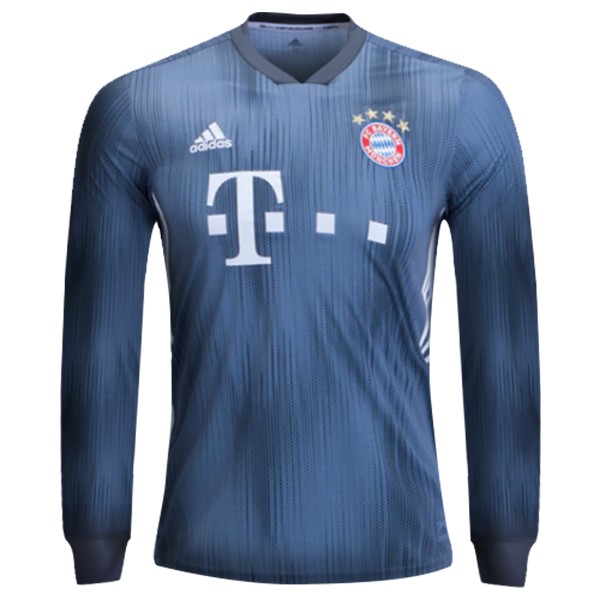 Camiseta Bayern Munich 3ª ML 2018-2019 Gris Azul